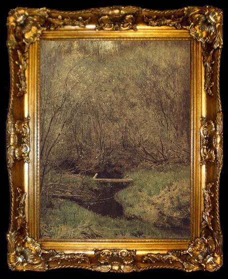 framed  Levitan, Isaak Fruhing in the forest, ta009-2
